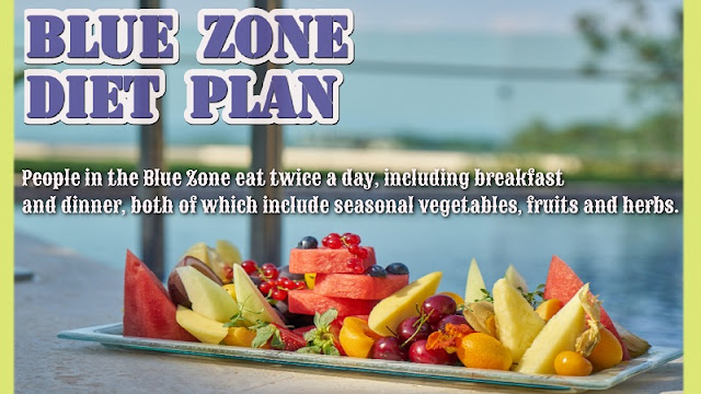 Blue zone Diet plan - The best plan for the human body.