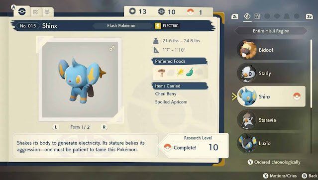 [RUMOR] Pokédex de Pokémon Legends: Arceus e 9ª geração em 2022