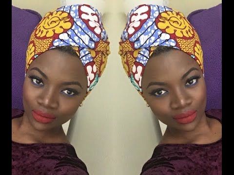 Ankara Scarf Styles for Ladies