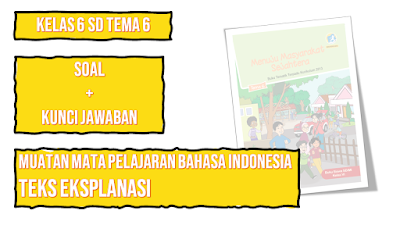[www.dokumenguru.com] Soal Bahasa Indonesia Kelas 6 SD Tema 6 Tentang Teks Eksplanasi