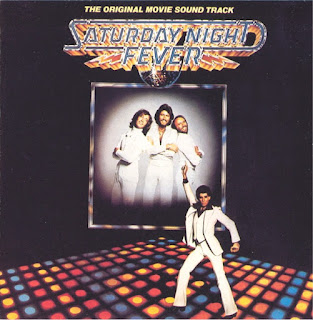 The 1977 Saturday Night Fever album cover.