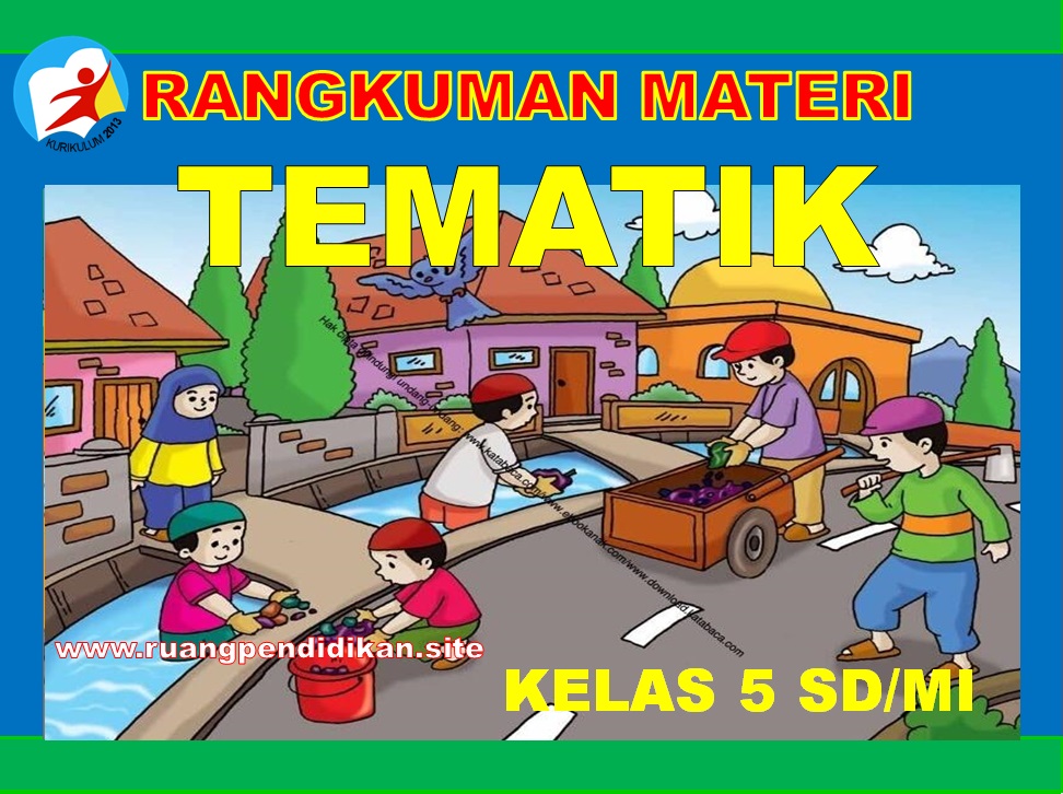 Rangkuman Materi Pembelajaran Tematik Kelas 5 SD/MI