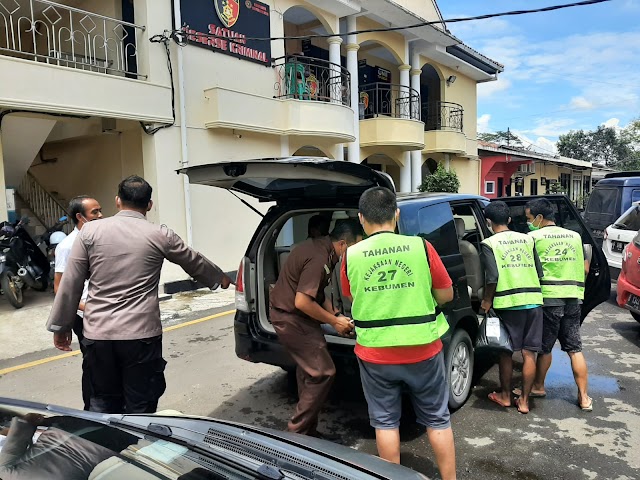 Lima Tahanan Dipindahkan dari Rutan Polres ke Rutan Klas II Kebumen