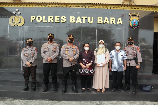 KAPOLRES BATU BARA AKBP IKHWAN LUBIS, SH. MH., TERIMA PENGHARGAAN BMN 2021