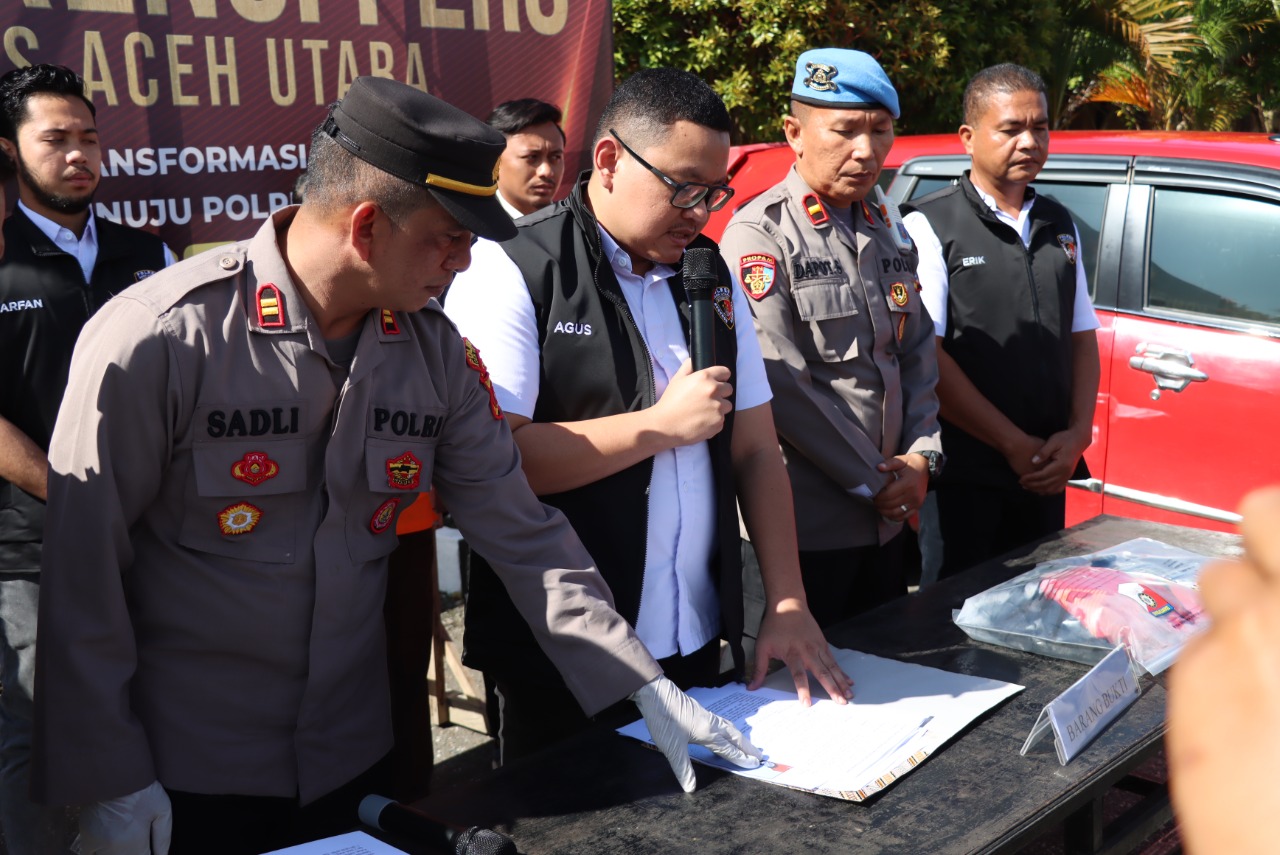 Kronologi Lengkap Percobaan Kabur dan Tabrak Wakapolsek di Aceh Utara