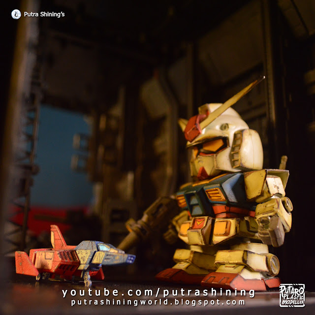 Evening at Base in Earth | Cute Gundam Base (CG Domain Base Review) by Putra Shining