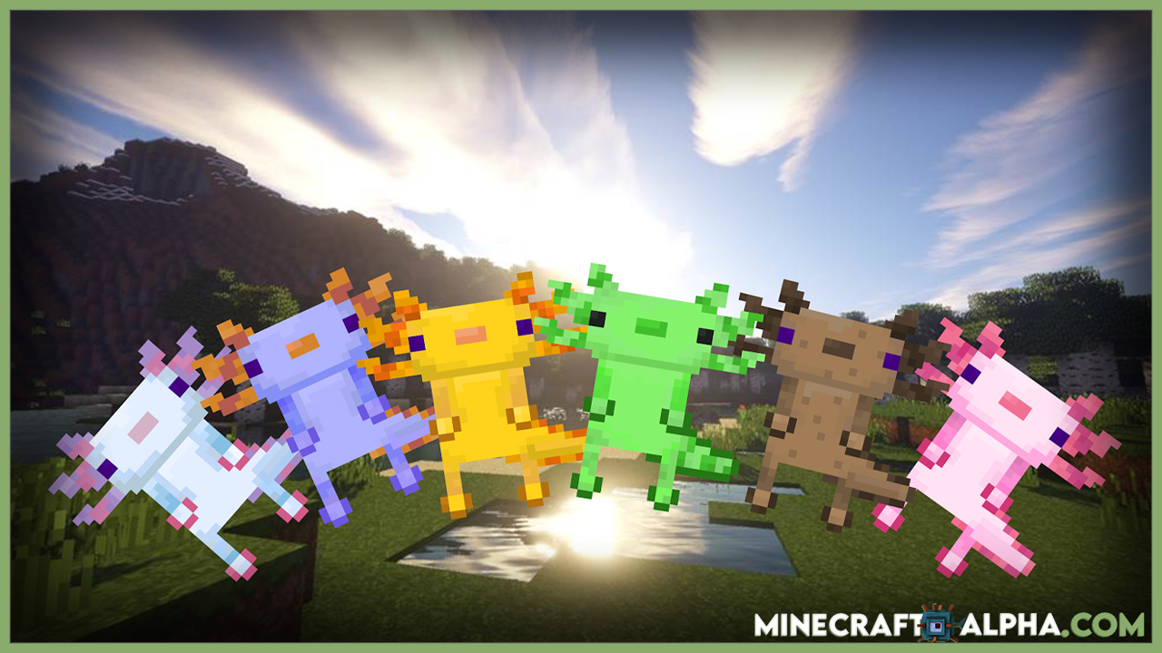 Minecraft Axolotls of Undying Resource Pack 1.17.1 Minecraft Axolotls of Undying Resource Pack 1.17.1