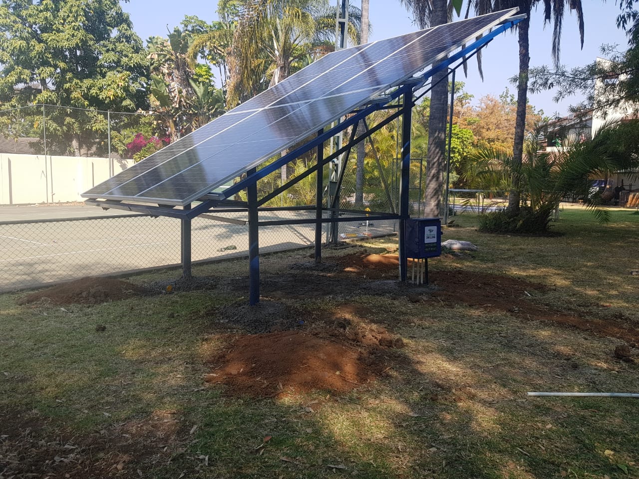 Solar Powered Borehole Installation 09