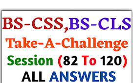 Take-A-Channenge Answers Session 82 TO 120