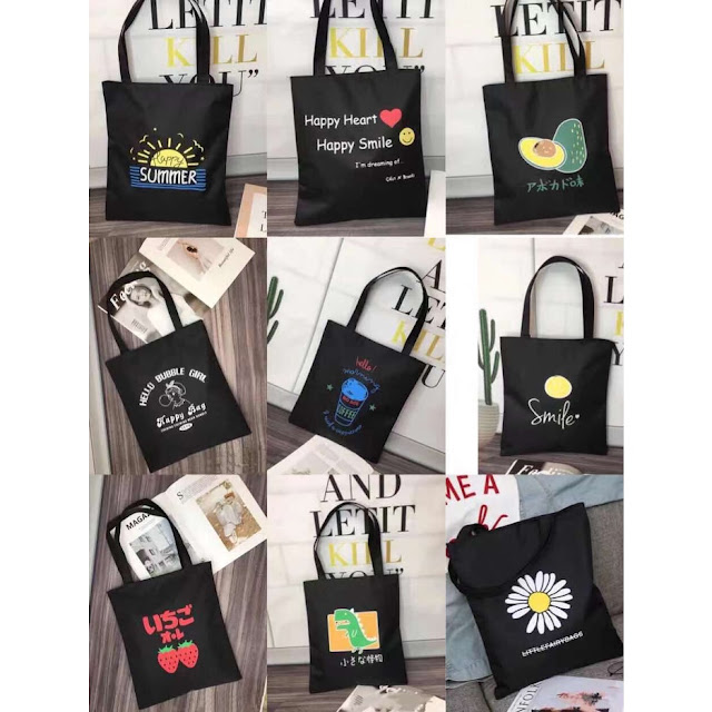 VG Korean New Fashion Canvas Tote Bag