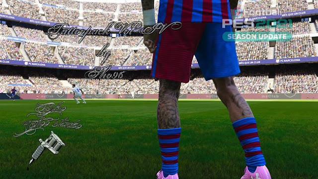 Tattoopack Vol4 For eFootball PES 2021