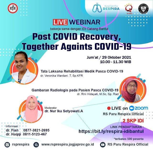 (Free 2 SKP IDI) "Post Covid Recovery, Together Againts Covid-19" 