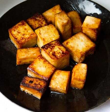 Sunrise Citrus Seared Tofu Cubes Recipe