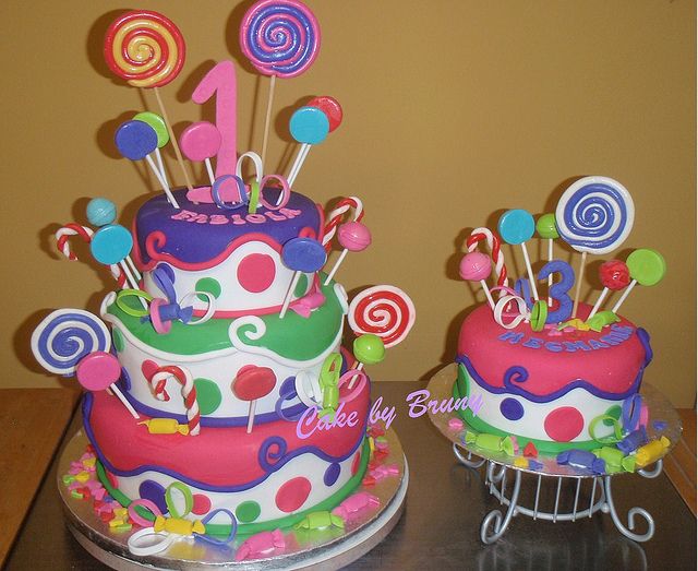 candyland theme cake