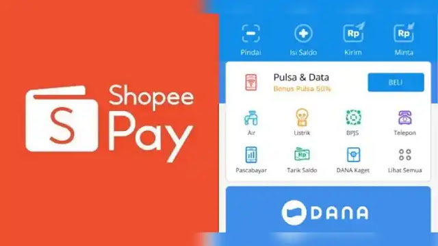 Cara Top Up DANA Dari ShopeePay