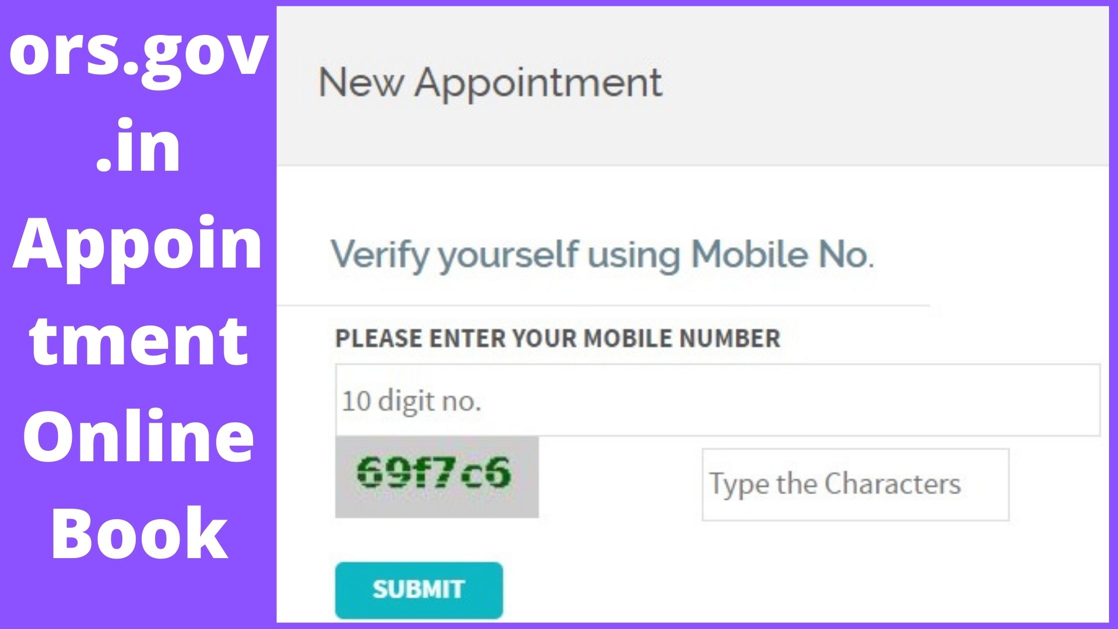 ors.gov.in Appointment Online Book
