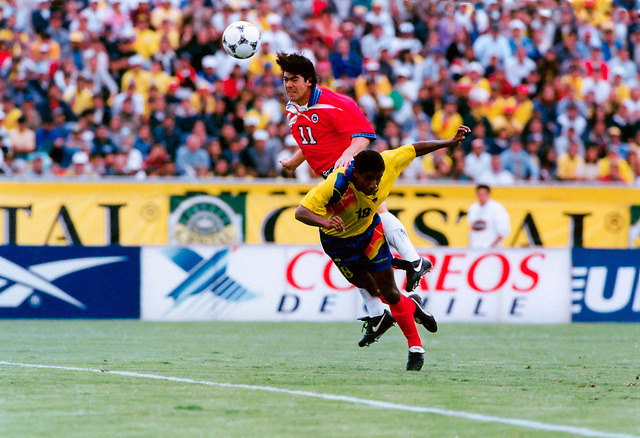 Ecuador y Chile en Clasificatorias a Francia 1998, 8 de junio de 1997