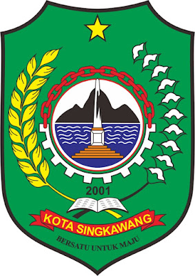 Logo / Lambang Kota Singkawang - Latar (Background) Putih & Transparent (PNG)