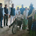 संसदीय सचिव रेखचंद जैन ने दिव्यांग बुजुर्ग को बैटरी चालित ट्राय साइकिल प्रदान की