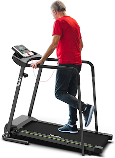 Redliro Walking Treadmill with Long Handrail