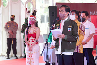 Presiden Joko Widodo Minta Percepatan Vaksinasi di Provinsi Kalimantan Selatan