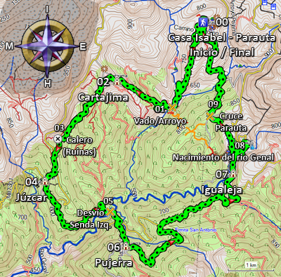 Ampliar plano del recorrido