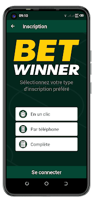 Inscription sur Betwinner