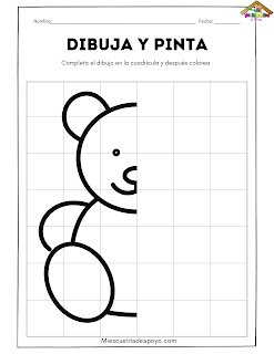 Dibujos en cuadricula para dibujar