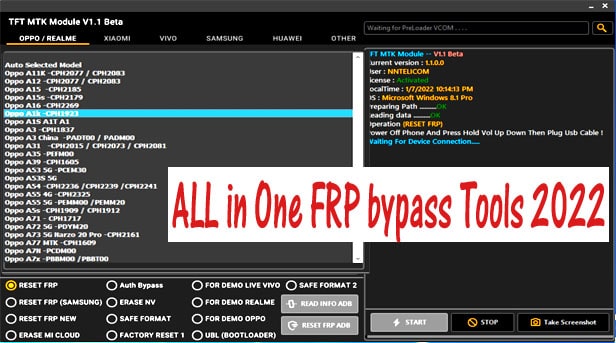 ALL in One FRP bypass Tools 2022
