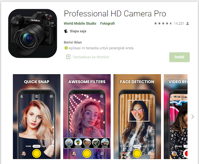 Kamera HD Profesional