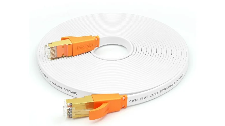 Flat Cat-8 Ethernet Cable Smolink