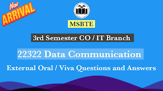 22319 Database Management System External Oral / Viva Practice Questions with Answers | MSBTE Diploma 3rd Semester CO/IT Branch