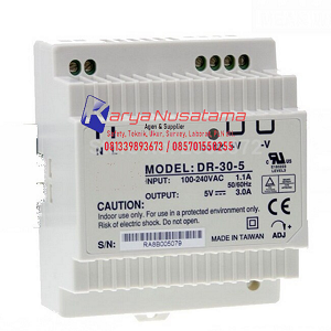 Jual Power Supply Din Rail Type DR - 30 - 5 di Batam