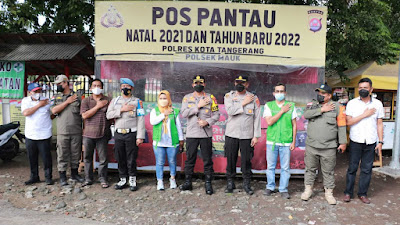 Libur Tahun Baru, Kapolresta Tangerang Tinjau Pos Pantau Wisata Tanjung Kait 