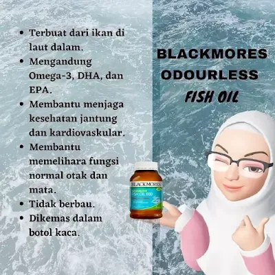 Blackmores odorless fish oil