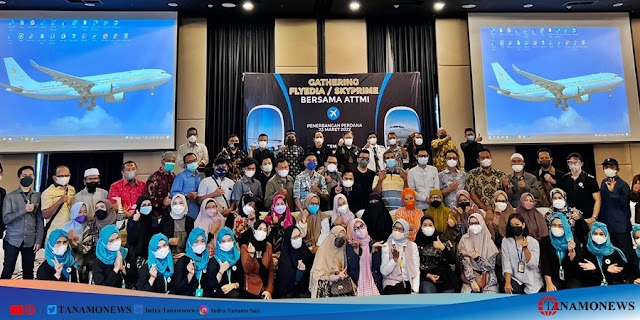 Gathering Flydia-ATTMI Sukses Lounching Perdana Penerbangan Sky Prime Jakarta-Arab