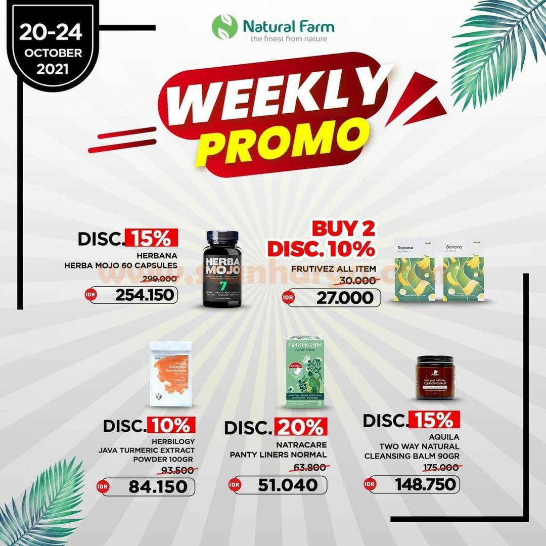 Promo Natural Farm Weekly Special Price