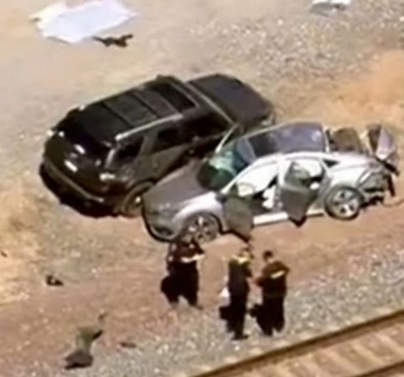 Three Dead After Train Full Of Passengers Crashed Into Car On Railway Tracks In California