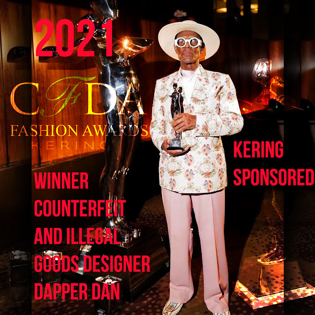 Counterfeit Illegal goods designer Dapper Dan Winner of lifetime achievement CFDA Award 2021