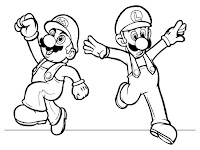 Super Mario Bros coloring pages to print