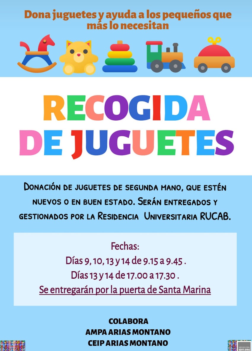 Campaña de recogida de jueguetes