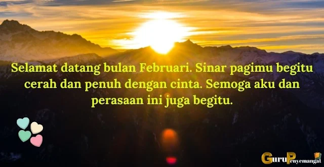 Kata-kata Ucapan Selamat datang Bulan Februari