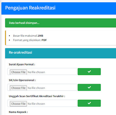 Cara Pengajuan ReAkreditasi Sekolah/Madrasah Terbaru