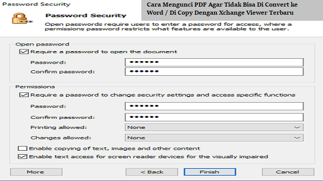 Cara Mengunci PDF Agar Tidak Bisa Di Convert ke Word / Di Copy