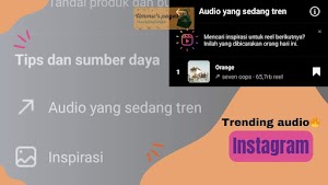 Cara Pakai Audio Yang Trending di Instagram