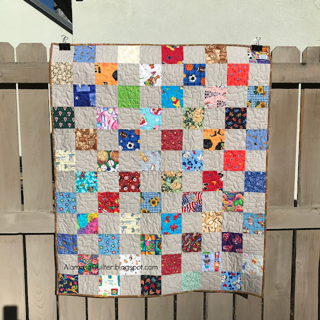 squares charity quilt