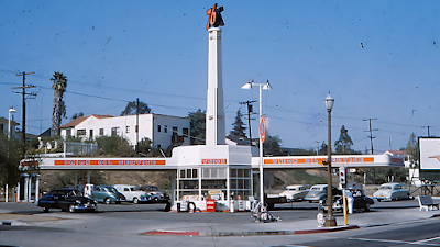 Union 76 Gas Station Historic Photo Southern California.
