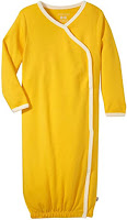 Baby Soy yellow kimono sleep gown