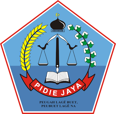 Logo / Lambang Kabupaten Pidie Jaya - Latar (Background) Putih & Transparent (PNG)