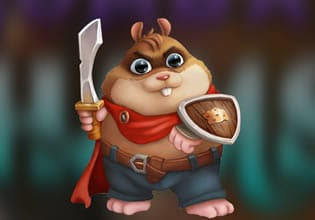 Play Games4King Combatant Hamster Escape